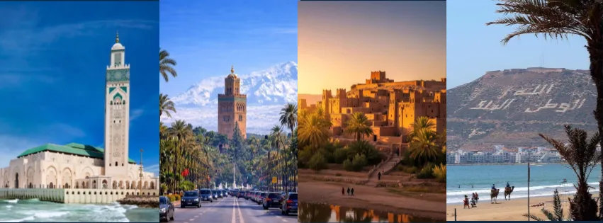 Marrakech à l'heure dorée